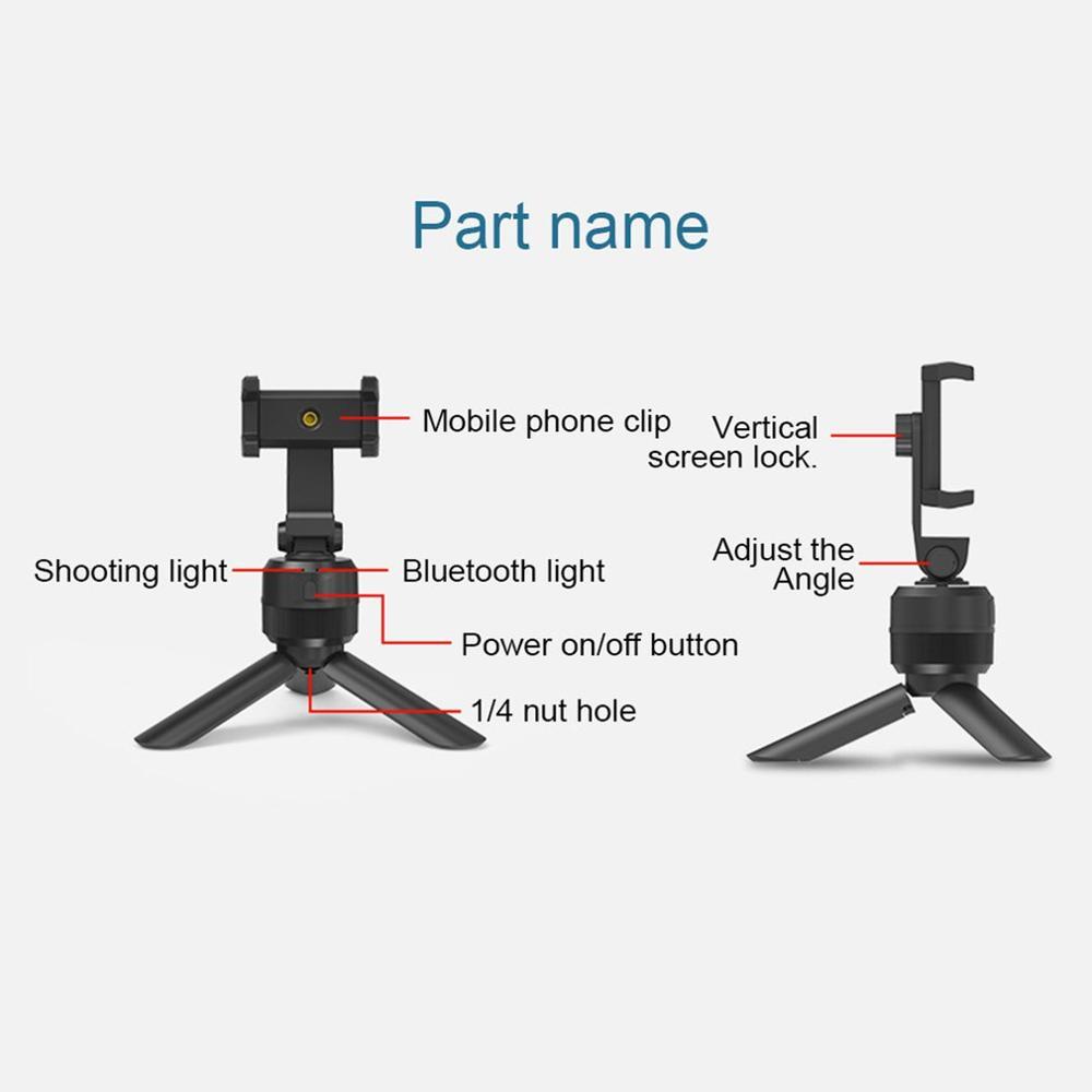 AI Smart Selfie Stick: Face-Tracking Electric Phone Holder