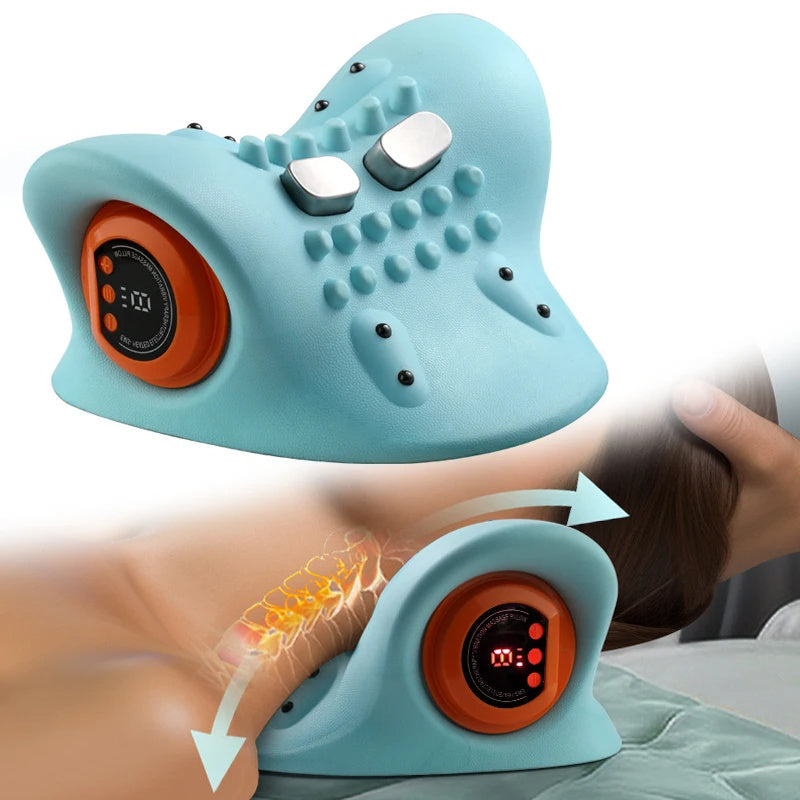 Portable Neck & Spine Relief Massager Pillow