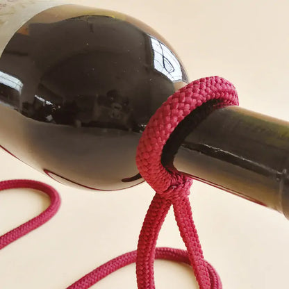 Suspended Rope Wine Bottle - ZenZone Home