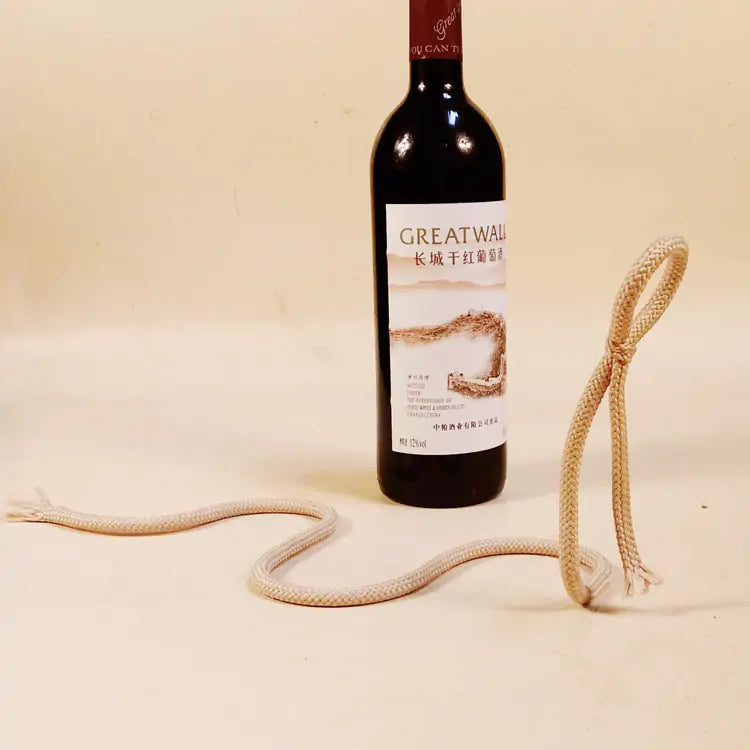 Suspended Rope Wine Bottle - ZenZone Home