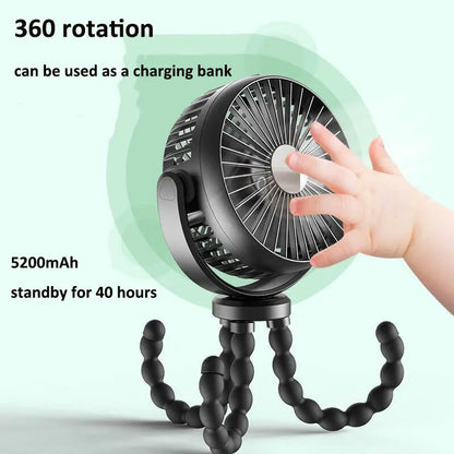 Xiaomi Portable Stroller Fan - ZenZone Home