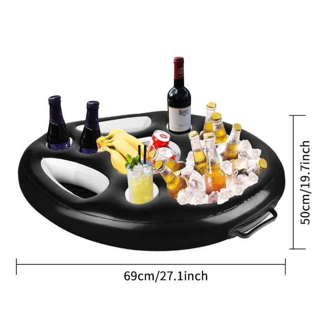 Inflatable 8-Hole Drink Holder - ZenZone Home