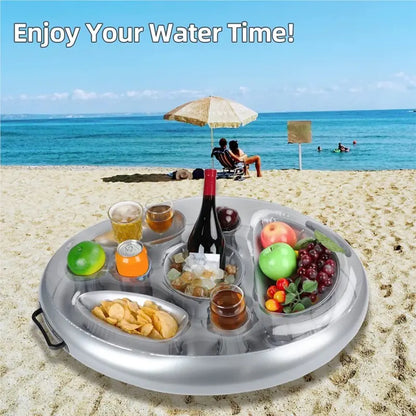 Inflatable 8-Hole Drink Holder - ZenZone Home