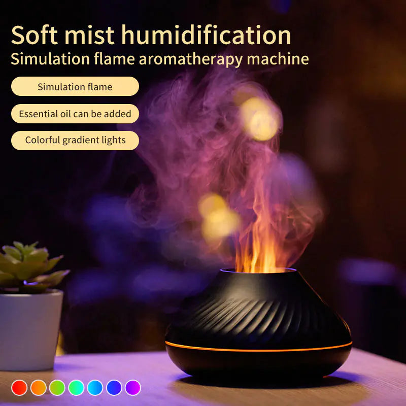 7 Color Flame Humidifier - ZenZone Home