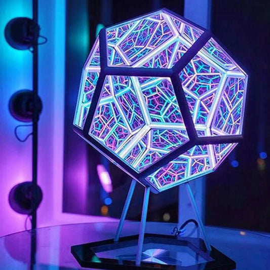 Infinite Dodecahedron Color Art Light - ZenZone Home