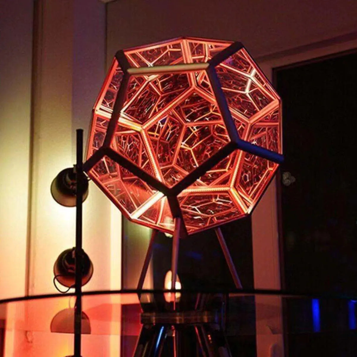 Infinite Dodecahedron Color Art Light - ZenZone Home