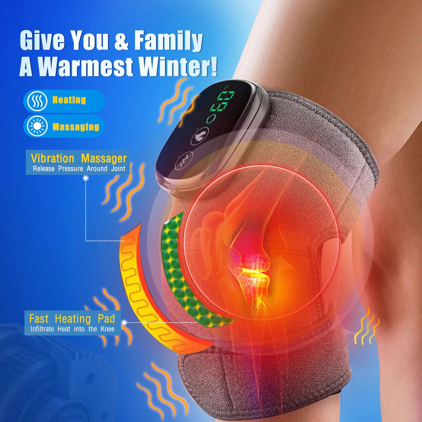 Thermal Knee Massager - ZenZone Home